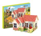 NiXiM Dřevěné 3D puzzle - Dům na farmě NiXiM Dřevěné 3D puzzle - Dům na farmě