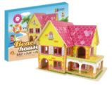 NiXiM Dřevěné 3D puzzle - Dům u moře NiXiM Dřevěné 3D puzzle - Dům u moře