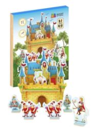 NiXiM Dřevěné 3D puzzle - Hrad pro princeznu - 3D a 4D puzzle NiXiM Dřevěné 3D puzzle - Hrad pro princeznu