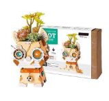 NiXiM Dřevěné 3D puzzle - Květinač pejsek - 3D a 4D puzzle NiXiM Dřevěné 3D puzzle - Květinač pejsek