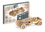 NiXiM Dřevěné 3D puzzle - Retro závodní auto NiXiM Dřevěné 3D puzzle - Retro závodní auto