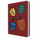 Harry Potter - Zápisník Znaky kolejí A5