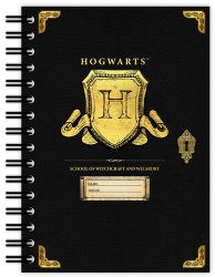 Harry Potter Blok A5 - Bradavice, kroužkový - Bloky A5 Harry Potter Blok A5 - Bradavice, kroužkový