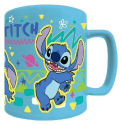 Lilo & Stitch Hrnek s návlekem Stitch 440 ml - Pro fanoušky Lilo & Stitch Hrnek s návlekem Stitch 440 ml