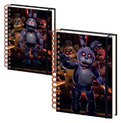 Five Nights At Freddy´s 3D kroužkový blok A5 (Jump Scare) Five Nights At Freddy´s 3D kroužkový blok A5 (Jump Scare)