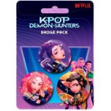 K-pop Demon hunters Sada placek 3 ks