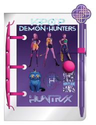 K-pop Demon Hunters sada (mini blok, pero a samolepky) - Drobné kancelářské potřeby K-pop Demon Hunters sada (mini blok, pero a samolepky)