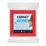 CERNIT NUMBER ONE 250g červená - Modelování CERNIT NUMBER ONE 250g červená