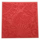 CERNIT polymerová textura - skořápky 90 x 90mm CERNIT polymerová textura - skořápky 90 x 90mm