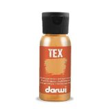 DARWI TEX barva na textil - Metalická měděná 50 ml - Barvy a tuše DARWI TEX barva na textil - Metalická měděná 50 ml