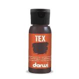 DARWI TEX barva na textil - Tmavě hnědá 50 ml - Barvy a tuše DARWI TEX barva na textil - Tmavě hnědá 50 ml