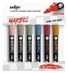 Sada akrylových fixů Marbel 4 mm NATURE