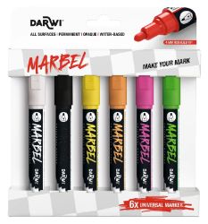 Sada akrylových fixů Marbel 4 mm FLUO