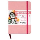 Skicovací blok Soft pink A6 140g 80 listů - Bloky A6 Skicovací blok Soft pink A6 140g 80 listů