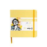 Skicovací blok Yellow 14x14 140g 80 listů - Bloky a zápisníky do školy Skicovací blok Yellow 14x14 140g 80 listů
