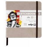 Skicovací blok Taupe 14x14 140g 80 listů