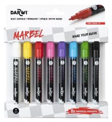 Sada akrylových fixů Marbel 2mm BRIGHT Sada akrylových fixů Marbel 2mm BRIGHT