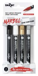 Sada akrylových fixů Marbel 0,7mm BASIC Sada akrylových fixů Marbel 0,7mm BASIC