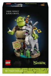 LEGO® Shrek 72423 Shrek, Oslík a Kocour v botách - LEGO® Filmy a seriály LEGO® Shrek 72423 Shrek, Oslík a Kocour v botách