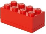 Úložný box LEGO® Mini 8 - červený Úložný box LEGO® Mini 8 - červený