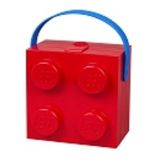 Svačinový box LEGO® s rukojetí - červený - Láhve na pití, svačinové boxy Svačinový box LEGO s rukojetí - červený