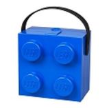 Svačinový box LEGO® s rukojetí - modrý - Láhve na pití, svačinové boxy Svačinový box LEGO s rukojetí - modrý