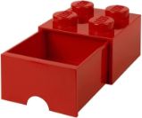 Úložný box LEGO® s šuplíkem 4 - červený Úložný box LEGO® s šuplíkem 4 - červený