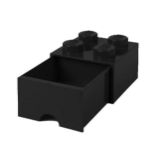 Úložný box LEGO® s šuplíkem 4 - černý