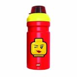 Láhev LEGO® ICONIC Girl - žlutá/červená - Láhve a svačinové boxy do školy Láhev LEGO ICONIC Girl - žlutá/červená