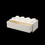 Úložný box LEGO® stolní 8 se zásuvkou - bílý Úložný box LEGO® stolní 8 se zásuvkou - bílý