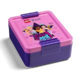 Box na svačinu LEGO® Friends Girls Rock - fialová - Láhve na pití, svačinové boxy Box na svačinu LEGO Friends Girls Rock - fialová