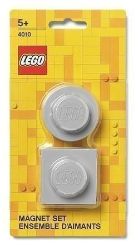 Magnetky LEGO® set - šedé 2 ks