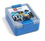 Box na svačinu LEGO® City - modrá - Láhve na pití, svačinové boxy Box na svačinu LEGO City - modrá