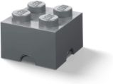 Úložný box LEGO® 4 - tmavě šedý Úložný box LEGO® 4 - tmavě šedý