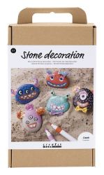Kreativní sada Dekorování kamenných příšerek - Kreativní sady a materiály Kreativní sada Dekorování kamenných příšerek