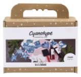 Kreativní sada Kyanotypie dárkové visačky Kreativní sada Kyanotypie dárkové visačky