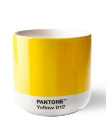 Pantone Cortado Termohrnek - Yellow 012 - Home deco Pantone Hrnek Cortado - Yellow 012