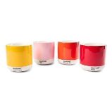 Pantone Latte Termohrnek - Yellow, Red, Orange, Light Pink (set 4 ks) - Termosky Pantone Latte termo hrnek set 4ks - Yellow, Red, Orange, Light Pink