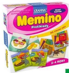 MEMINO Protiklady - Mé první hry 2-4 roky - Didaktické pomůcky MEMINO Protiklady - Mé první hry 2-4 roky