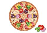 Skládačka Pizza - Hra bez plastů