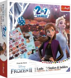 Hra: Frozen 2, 2v1 / Člověče, nezlob se a Hadi a žebříky