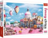 Trefl Puzzle Legrační města - Sladké Benátky / 1000 dílků - Dětské puzzle Trefl Puzzle Legrační města - Sladké Benátky / 1000 dílků