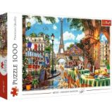 Trefl Puzzle Dominic Davison - Ráno v Paříži / 1000 dílků - Puzzle pro dospělé Trefl Puzzle Dominic Davison - Ráno v Paříži / 1000 dílků
