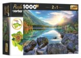 Puzzle s třídičem 2v1: Jezero Hintersee, Německo 1000 dílků