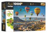 Puzzle s třídičem 2v1: Balóny nad Kapadokií 1000 dílků