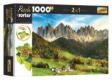 Puzzle s třídičem 2v1: Dolomity, Itálie 1000 dílků Puzzle s třídičem 2v1: Dolomity, Itálie 1000 dílků