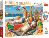 Trefl Puzzle Hidden Shapes - Kočičí prázdniny / 1011 dílků Trefl Puzzle Hidden Shapes - Kočičí prázdniny / 1011 dílků