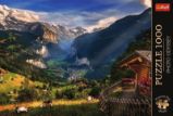 Puzzle Premium Plus Photo Odyssey: Lauterbrunnen, Švýcarsko/1000 dílků - Puzzle Puzzle Premium Plus Photo Odyssey: Lauterbrunnen, Švýcarsko/1000 dílků