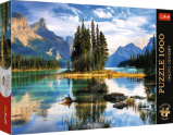 Puzzle Premium Plus: Photo Odyssey - Spirit Island, Kanada 1000 dílků - Puzzle Puzzle Premium Plus: Photo Odyssey - Spirit Island, Kanada 1000 dílků