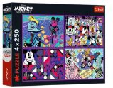 Puzzle Příhody Mickeyho Mouse a přátel/4x250 dílků